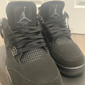 Jordan Black and Gray Men's Sneakers